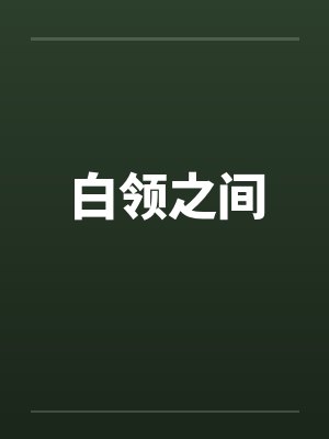 白领之间封面