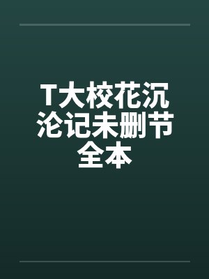 T大校花沉沦记未删节全本封面