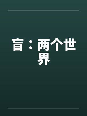 盲：两个世界by佚名封面