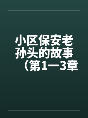 小区保安老孙头的故事（第1一3章）笔趣阁无弹窗封面