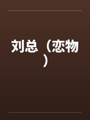 刘总（恋物）封面
