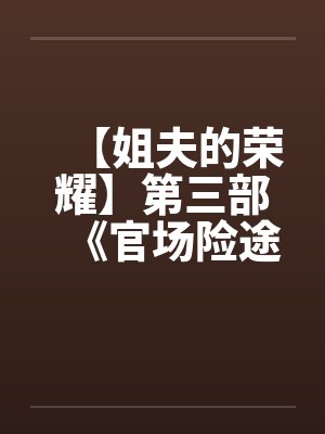 【姐夫的荣耀】第三部《官场险途》特别篇by佚名笔趣阁无弹窗封面