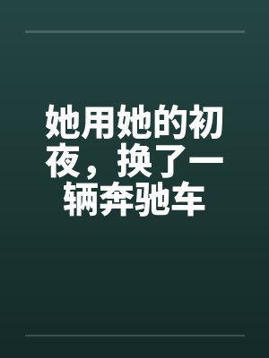 她用她的初夜，换了一辆奔驰车by佚名封面