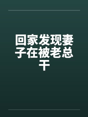 回家发现妻子在被老总干笔趣阁无弹窗封面
