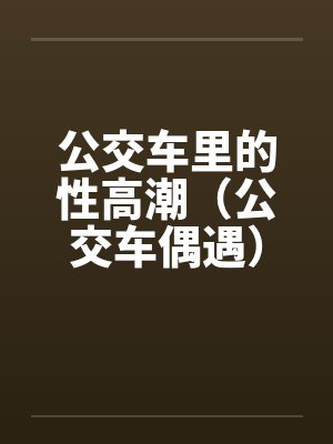 公交车里的性高潮（公交车偶遇）笔趣阁无弹窗封面