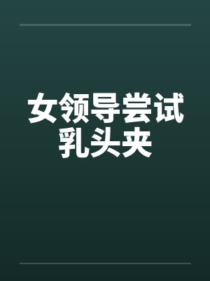女领导尝试乳头夹by佚名封面