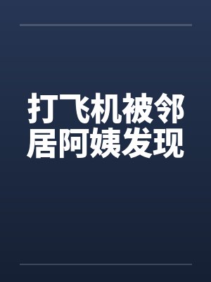 打飞机被邻居阿姨发现by佚名封面