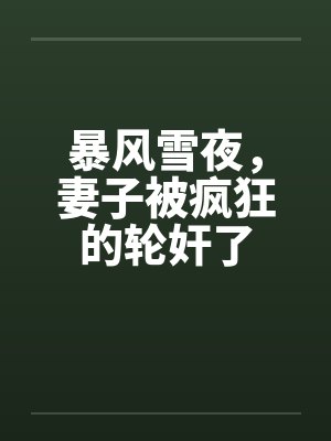 暴风雪夜，妻子被疯狂的轮奸了笔趣阁无弹窗封面
