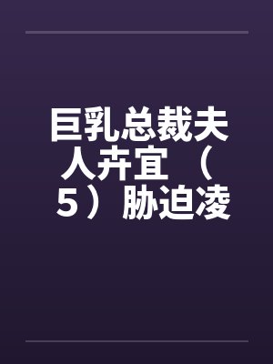 巨乳总裁夫人卉宜 （５）胁迫凌辱笔趣阁无弹窗封面