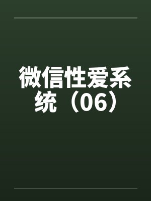 微信性爱系统（06）笔趣阁无弹窗封面
