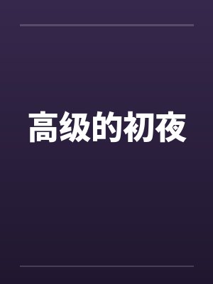 高级的初夜笔趣阁无弹窗封面