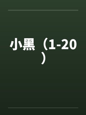 小黑（1-20）by佚名封面