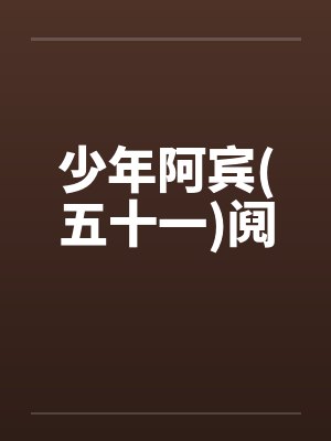 少年阿宾(五十一)阋封面