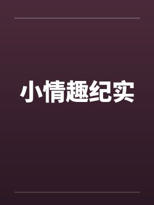 小情趣纪实封面
