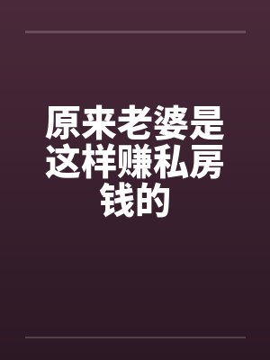 原来老婆是这样赚私房钱的by佚名笔趣阁无弹窗封面