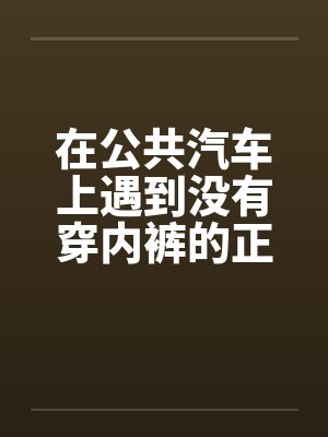 在公共汽车上遇到没有穿内裤的正妹by佚名封面