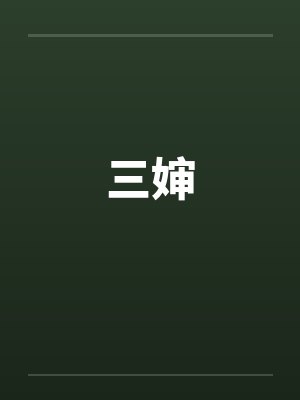 三婶封面