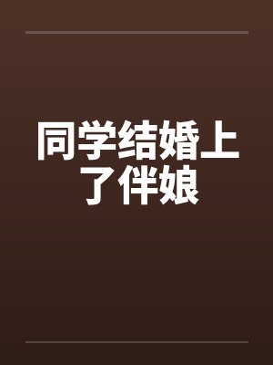 同学结婚上了伴娘笔趣阁无弹窗封面