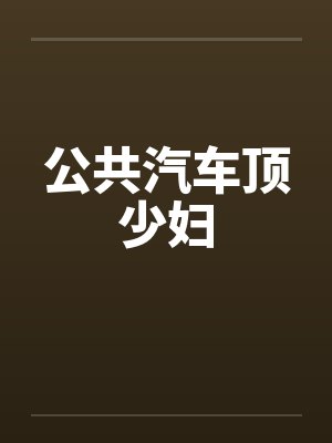 公共汽车顶少妇笔趣阁无弹窗封面