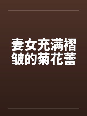妻女充满褶皱的菊花蕾笔趣阁无弹窗封面