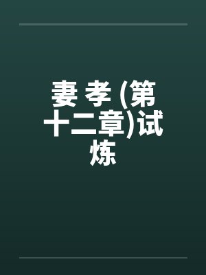 妻 孝 (第十二章)试炼笔趣阁无弹窗封面