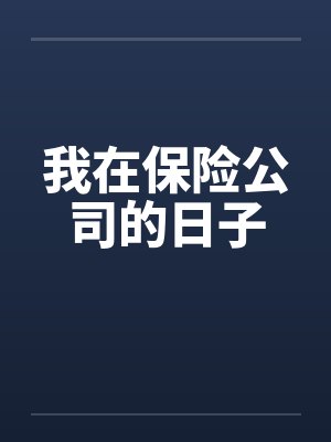 我在保险公司的日子封面